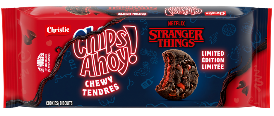 Chips Ahoy x Stranger Things Limited Edition Packaging Glowing in the Dark
