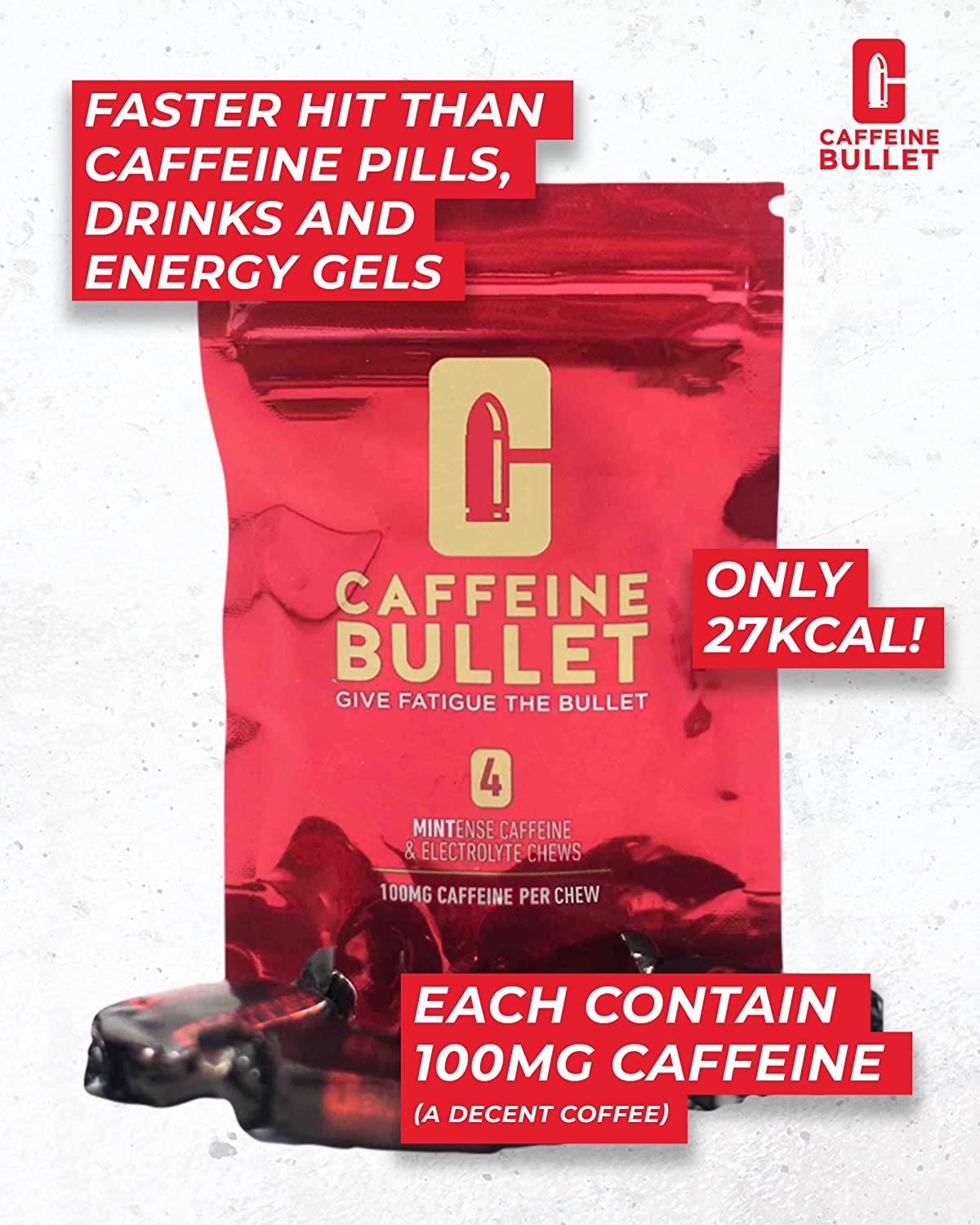 Caffeine Bullet 100mg energy chews review and performance test