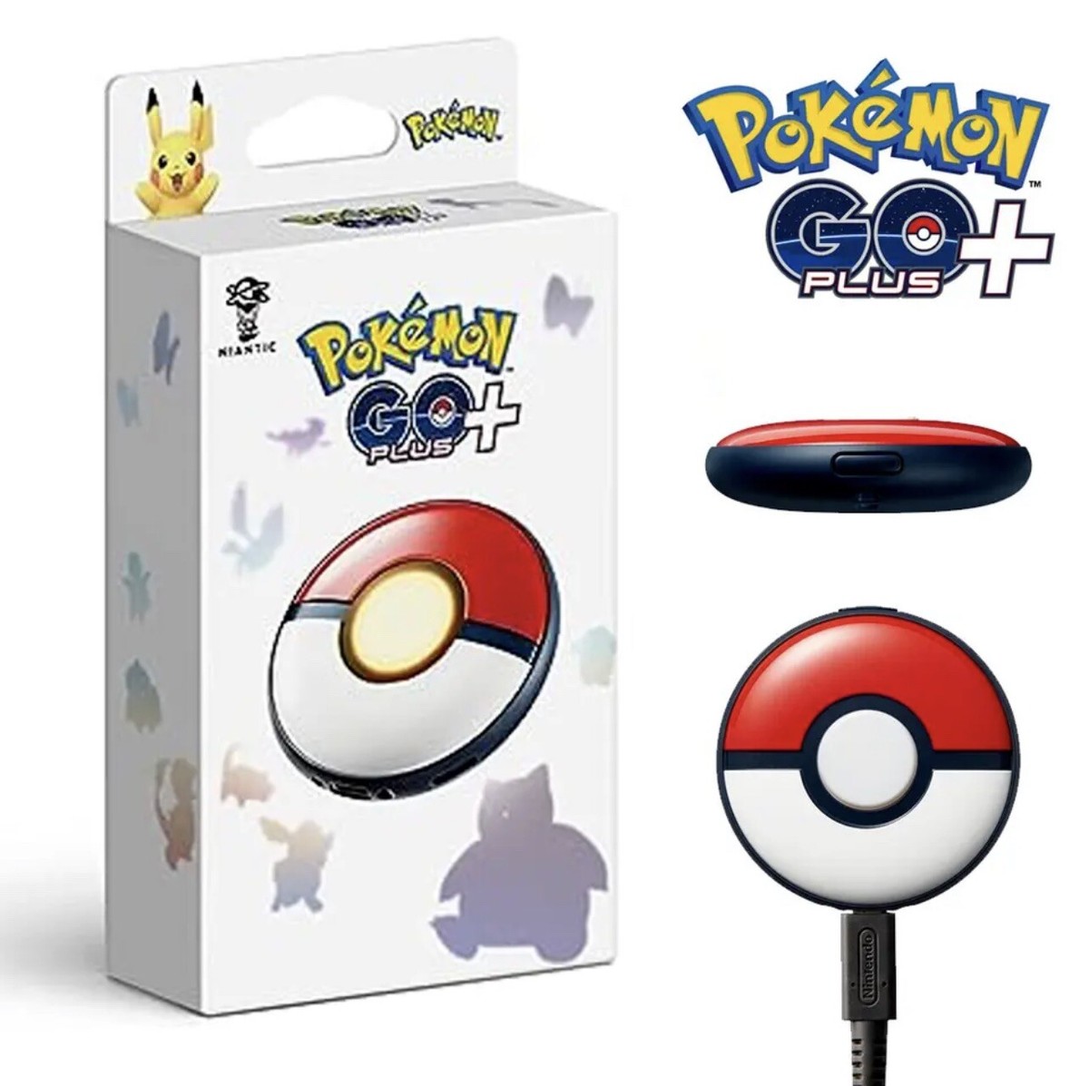 Pokémon GO Plus + Device and Box
