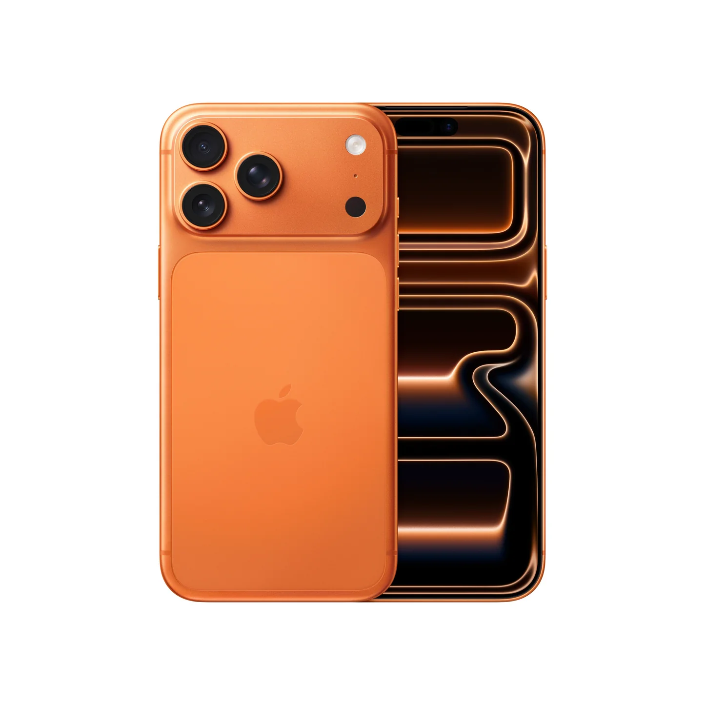 iPhone 17 Pro Max review showing the phone from the front and rear